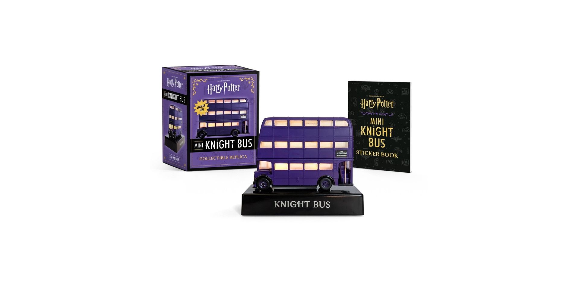 Harry Potter Mini Knight Bus Collectible Replica - (Rp Minis) by  Running Press & Running Press (Paperback)