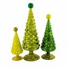 Cody Foster 16.0 Inch Midcentury Modern Hobnail Tree Set Saint Patrick's Day, Varying Heights: 16.0, 12.5, 9.75 Inches Tree Sculptures - 4 of 4