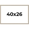 PosterPalooza | 40x26 Thin Barnwood Picture Frame, UV Acrylic, 2 Finishes - Grey and Black - 2 of 4