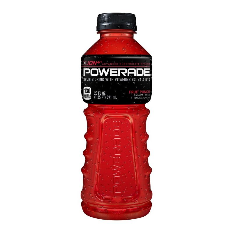 POWERADE Fruit Punch Sports Drink - 20 fl oz Bottle, 1 of 4