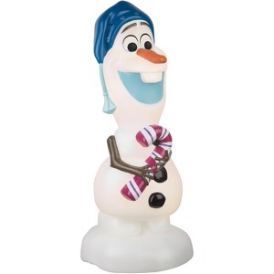 Gemmy Lighted Blow Mold Outdoor Decor Olaf Disney, White - 1 of 2
