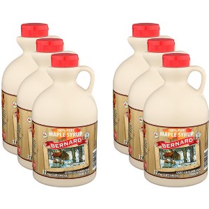 Bernard Very Dark Pure Maple Syrup - Case of 6 - 32 FL OZ - 1 of 2