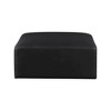 Meridian Furniture,Cube Vegan Leather Ottoman - 2 of 4