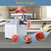Commercial Heavy Duty Meat Grinder, Electric Meat Grinder with 1 Sausage Tubes, 2 Blades, 2 Plates, Meat Grinder Max Yield for Home Kitchen Use - 3 of 4