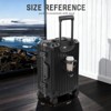 Holiday Travel Premium ABS+PC Hardshell Spinner Luggage with Aluminum Frame, TSA Lock – Black Friday & Christmas Deal - 3 of 4