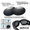 Global Vision Eyewear Outfitter Safety Motorcycle Fit Over Glasses - 3 of 4