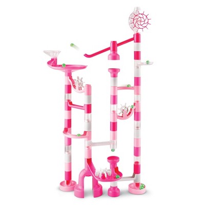 pink marble run