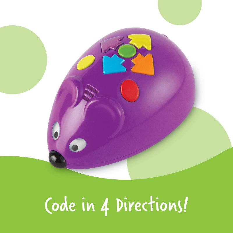 Learning Resources Code & Go Programmable Robot Mouse - 31 Pieces, Ages 4+ Coding for Kids, 2 of 6