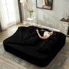 VASIP 78" 2-in-1 Corduroy Sleeper Sofa - Foldable Sofa with Functional Blanket and 2 Pillows, Deep Seat Couch for Living Room,Bedroom,Apartment. - 3 of 4