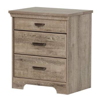 Flexible Nightstand with Charging Station and Drawers - South Shore