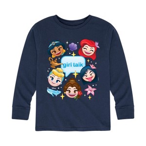 Boys' - Disney - Princess Girl Talk Long Sleeve Graphic T-Shirt - 1 of 4