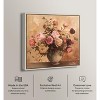 Art Remedy Burgundy Flower Afternoon Floral Glam Art Framed - 3 of 4