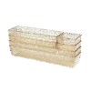 Trio Home Draw Organizers, 3 Versatile Sizes, Storage Bins for Makeup, Bedroom, Kitchen, Office, Bathroom and Vanity Drawer Organizer - 4 of 4