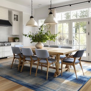 ABYNOW Area Rug – Machine Washable Soft Modern Abstract Carpet Non-Slip Floor Rug - 1 of 4