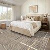 Washable Modern Abstract Rug Non Slip Low Pile Rug Soft Contemporary Throw Floor Cover Foldable Indoor Carpet for Living Room Bedroom Playroom - 4 of 4
