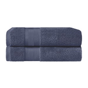 Luxury Cotton Heavyweight Solid Plush Towel Set by Blue Nile Mills - 1 of 4