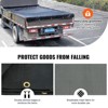 VEVOR Dump Truck Mesh Tarp,7.5x18 ft,PVC Coated Black Heavy Duty Cover with 5.5" 18oz Double Pocket, Brass Grommets,Double Needle Stitch Webbing,Black - 4 of 4