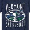 Boys' - Peanuts - Snoopy and Woodstock Vermont Ski Resort Short Sleeve Graphic T-Shirt - 2 of 4