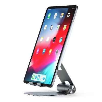 Space Gray Aluminum Foldable Multi-Angle Tablet Stand