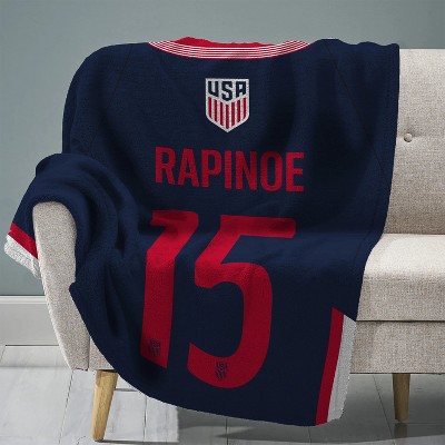 Sleep Squad US Women's Soccer Megan Rapinoe 60 x 80 Raschel Plush Blanket
