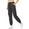 Coolmee Active Cropped Pants for Women Joggers Stretch Lightweight Casual Pants with Pocket - 2 of 4
