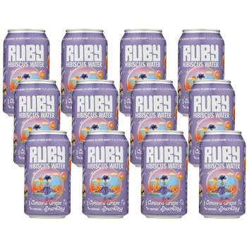 Ruby Hibiscus Organic Concord Grape Sparkling Water- Case of 12/12 oz