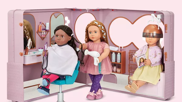 Our Generation Lovely Hearts Pink Hat & Gradient Dress Outfit For 18 Dolls  : Target