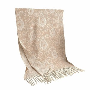 Anna-Kaci Women's Jacquard Knit Scarf with Tassel Fringe and Bohemian Floral Pattern 78.5×26 Inches - 1 of 4
