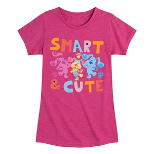 Girls' - Blue's Clues & You! - Smart & Cute Fitted Short Sleeve Graphic T-Shirt - 1 of 3