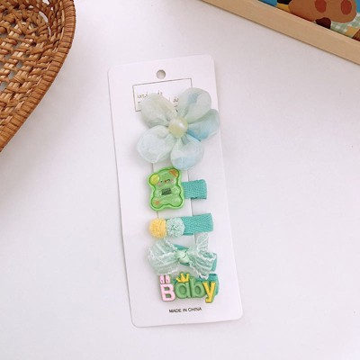 MyKids-USA Versatile Hair Accessory For Babies: Beautiful Colorful Small Butterfly Bow Hair Clip Sets