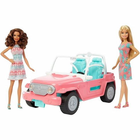 Target store barbie jeep