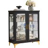 Kings Brand Furniture Cataleya 3-Tier Curio Cabinet – Modern Display Case with Storage Shelves for Figures & Collectibles - 3 of 4