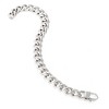 Crucible Men's Curved Link Curb Chain Stainless Steel Bracelet - 4 of 4