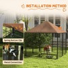 LOVMOR 4.6' x 4.6' x 5' Puppy Play Pen with Canopy - 4 of 4