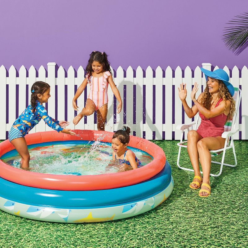 Inflatable 3-Ring Pool - Sun Squad™, 2 of 7