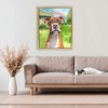 Stupell Industries Boxer and Rainbow Portrait Floating Frame Canvas Art - 3 of 4