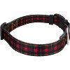 Country Brook Petz Deluxe Buffalo Plaid Dog Collar and Leash - image 3 of 4