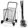 Costway Folding Shopping Cart Utility Trolley Portable For Grocery Laundry Travel - image 4 of 4