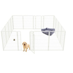 FXW Homeplus Indoor Dog Playpen - Stress-Free and Safe Play,Panels for Puppy and Small Dogs, Black│Patented - 1 of 4