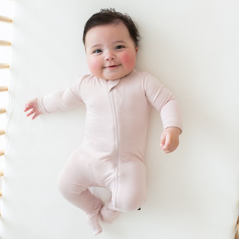 Kyte Baby Zippered Footie in Blush - image 1 of 4