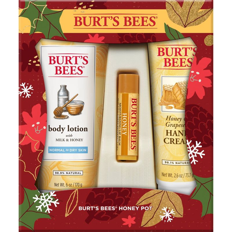 Burt&#39;s Bees Honey Pot Set - 3ct/8.75oz, 1 of 6