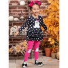 Polka Dot Boos Ruffle Tunic and Legging Set Mia Belle Girls - 2 of 4