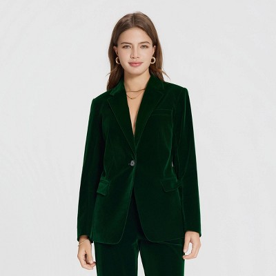 Women's Velvet Blazer - A New Day™