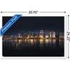 Trends International Cityscapes - Pittsburgh, Pennsylvania Framed Wall Poster Prints - 3 of 4