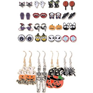 20 Pairs Hypoallergenic Stud Earrings for Girls, Kids & Women - Allergen-Free Jewelry Gift Set - 1 of 4