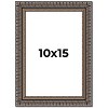 PosterPalooza | Photo Size Ornate Black Picture Frame - UV Acrylic, Foam Board Backing, Hanging Hardware - 2 of 4