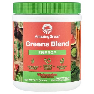 Amazing Grass Greens Blend, Energy, Watermelon, 7.4 oz (210 g) - 1 of 3