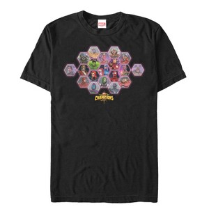 Men's Marvel Contest of Champions Honeycomb T-Shirt - 1 of 4