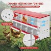 Chicken Nesting Box, Easy Egg Collection Large Vented Holes Chicken Coop Equipment with Vented Holes, Chicken Nesting Boxes for Hens, Rabbits, Ducks - 4 of 4