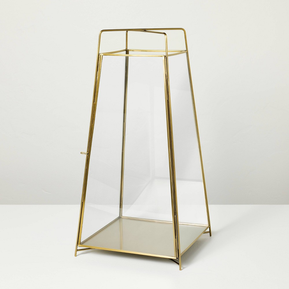 20" Brass Finish Lantern Large - Hearth & Hand™ with Magnolia